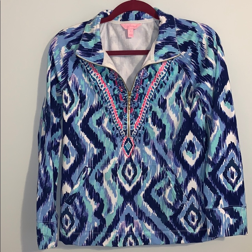 Lilly Pulitzer half zip jacket